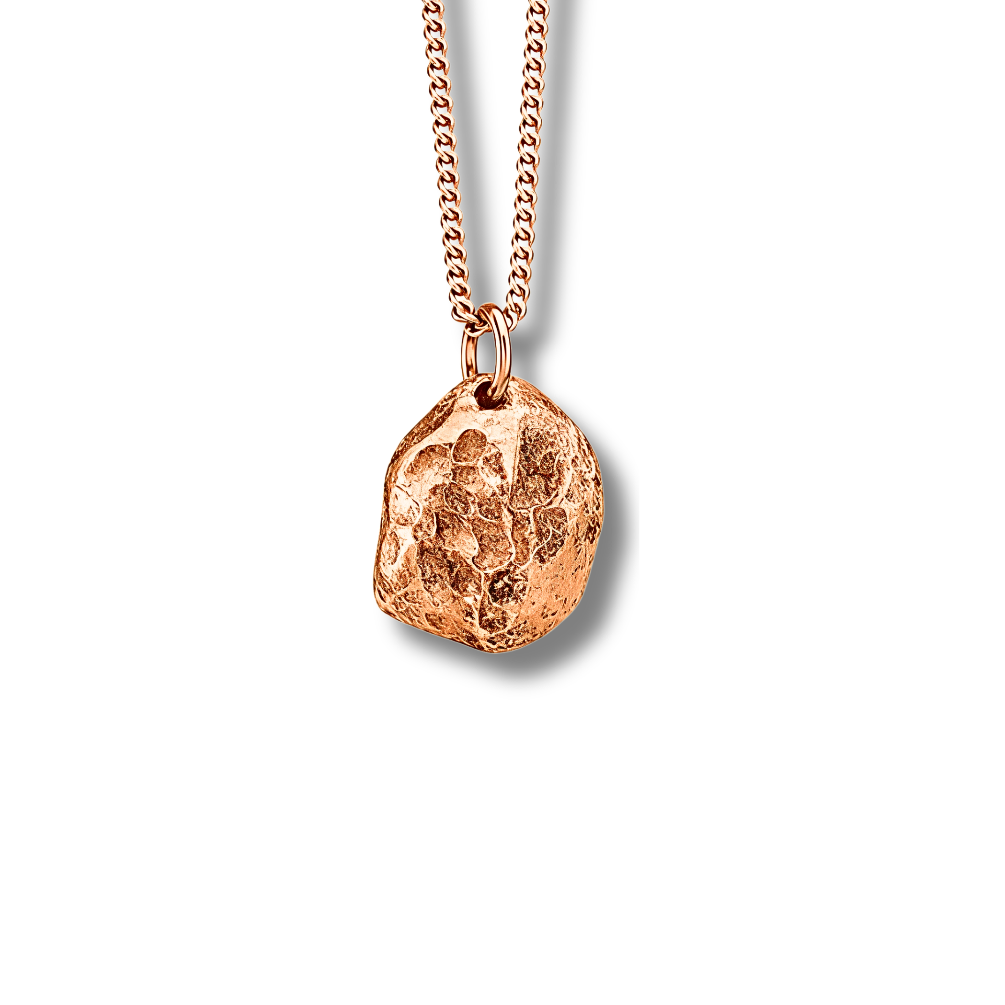 Liminoko Nugget-Anhänger 18 Karat Rosé Vergoldet