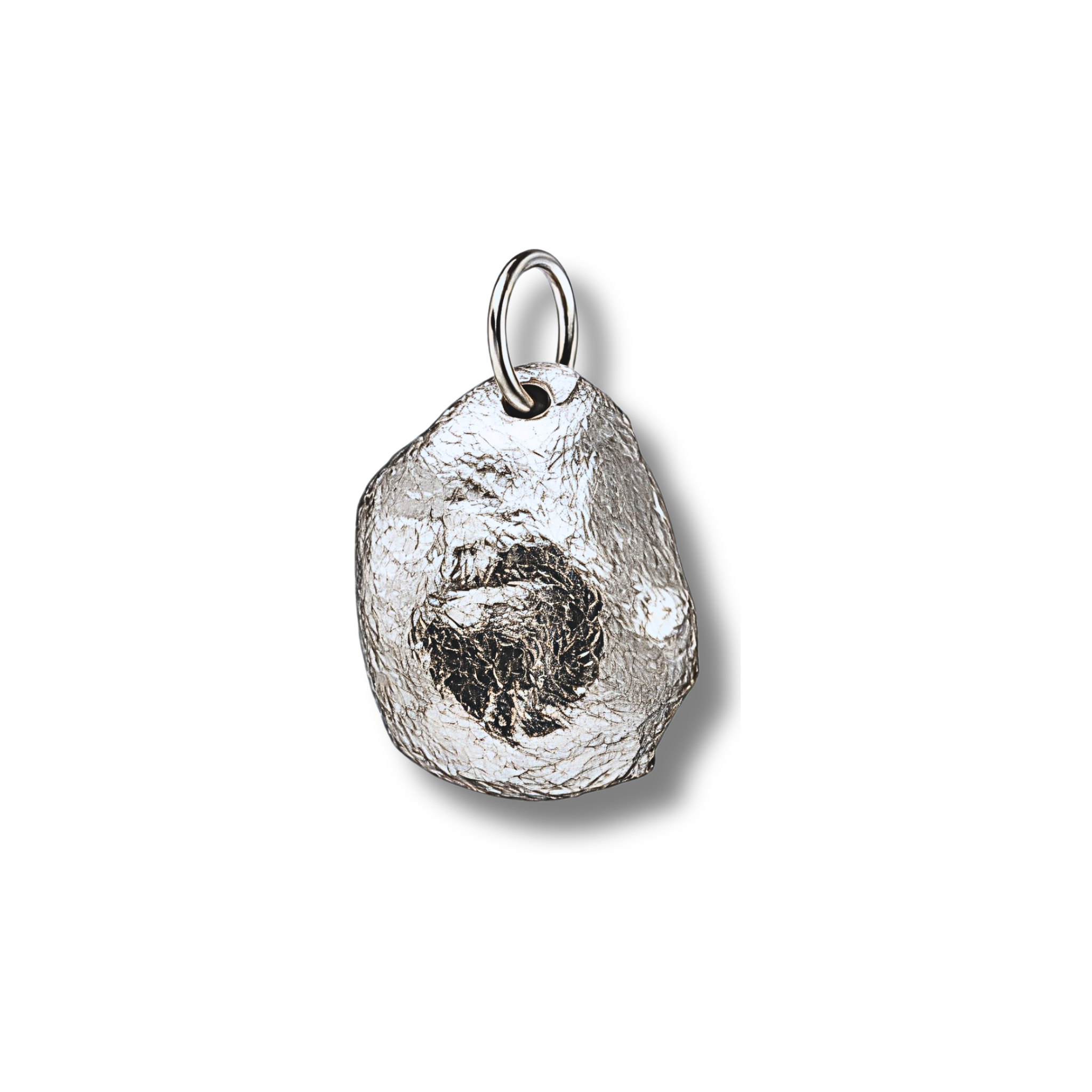 Liminoko Nugget-Anhänger 18 Karat Weiß Vergoldet